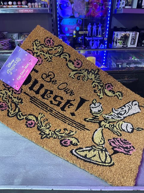 Beauty And The Beast (Be Our Guest) Doormat - Inspire Newquay