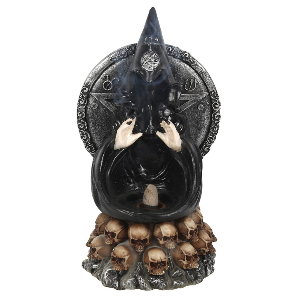 Black Cloak Backflow Burner and Incense Stick Holder - Inspire Newquay