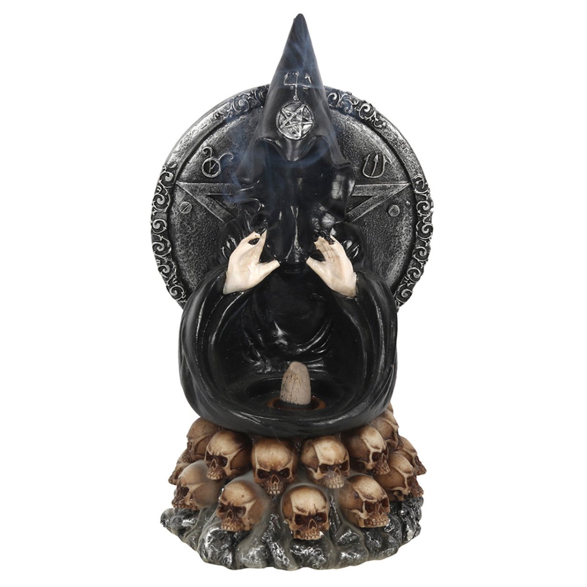 Black Cloak Backflow Burner and Incense Stick Holder - Inspire Newquay