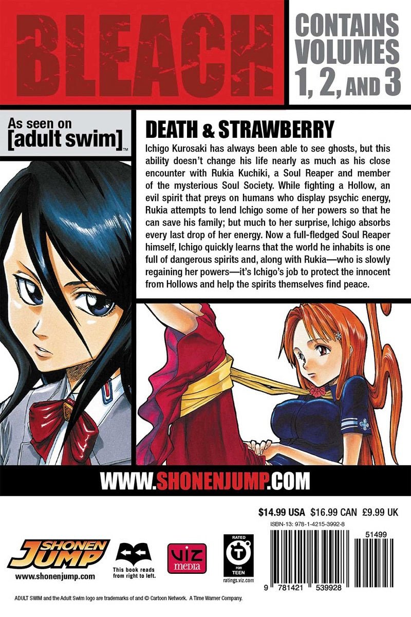 BLEACH 3-in-1 Edition Manga Volume 1 - Inspire Newquay