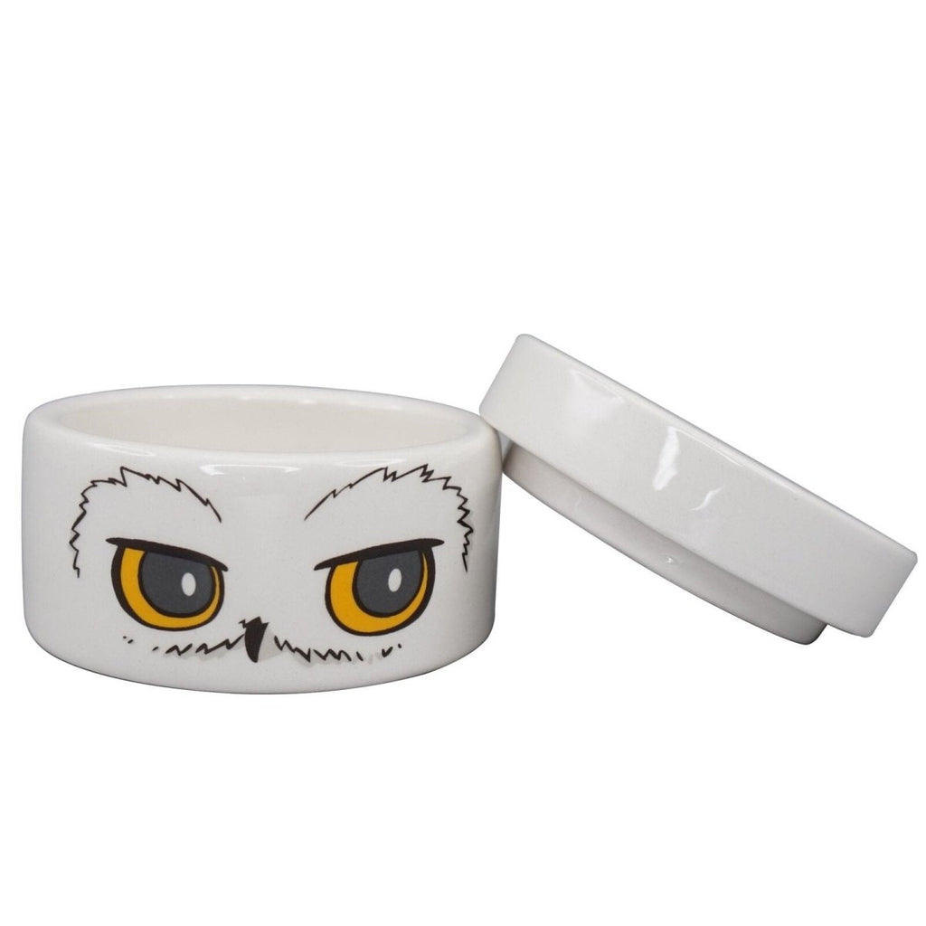 Box Round Ceramic (6cm) - Harry Potter (Hedwig) - Inspire Newquay
