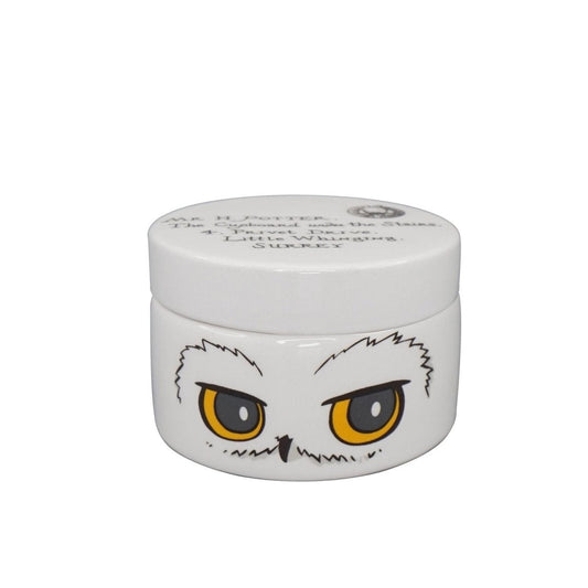 Box Round Ceramic (6cm) - Harry Potter (Hedwig) - Inspire Newquay