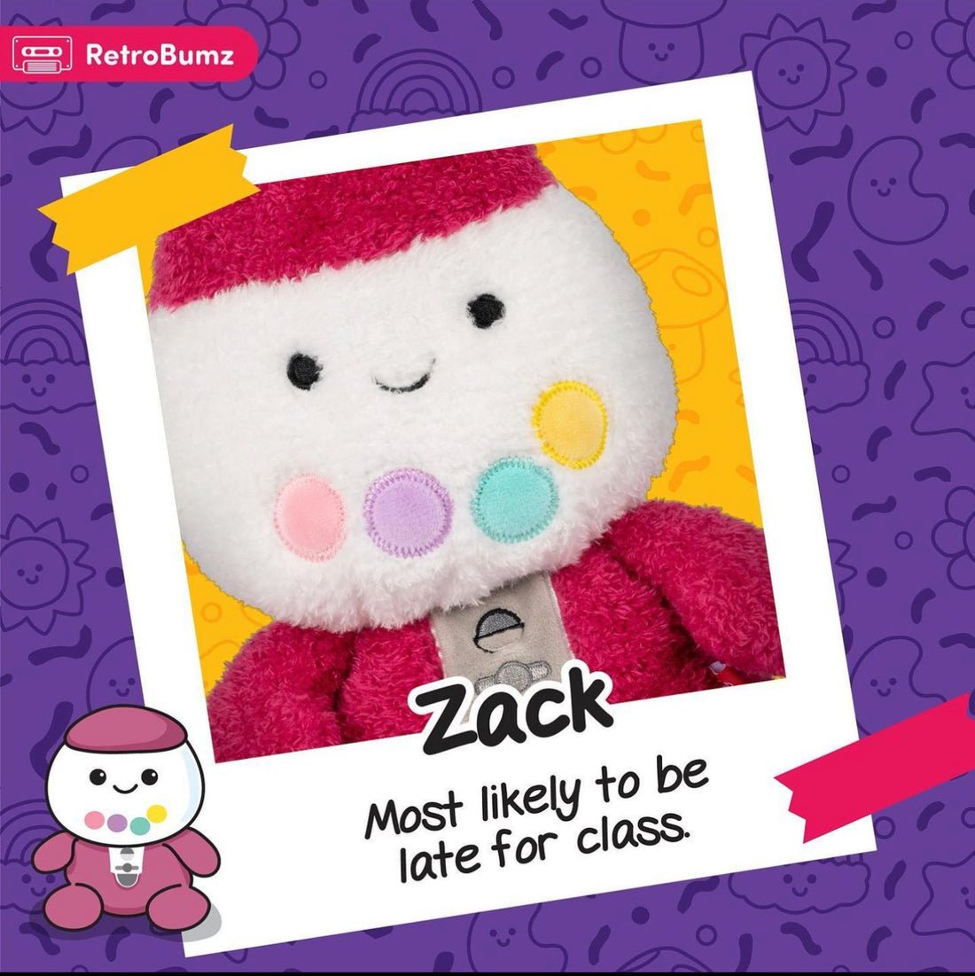 Bumbumz 7.5 Inches Retrobumz Zack - Inspire Newquay