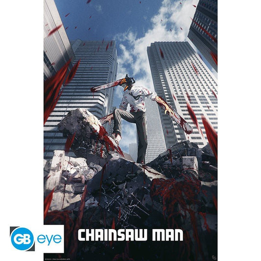 CHAINSAW MAN - Poster Maxi 91.5x61 - Key visual - Inspire Newquay