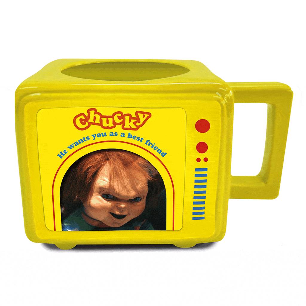 Chucky Retro Tv Heat Change mug - Inspire Newquay