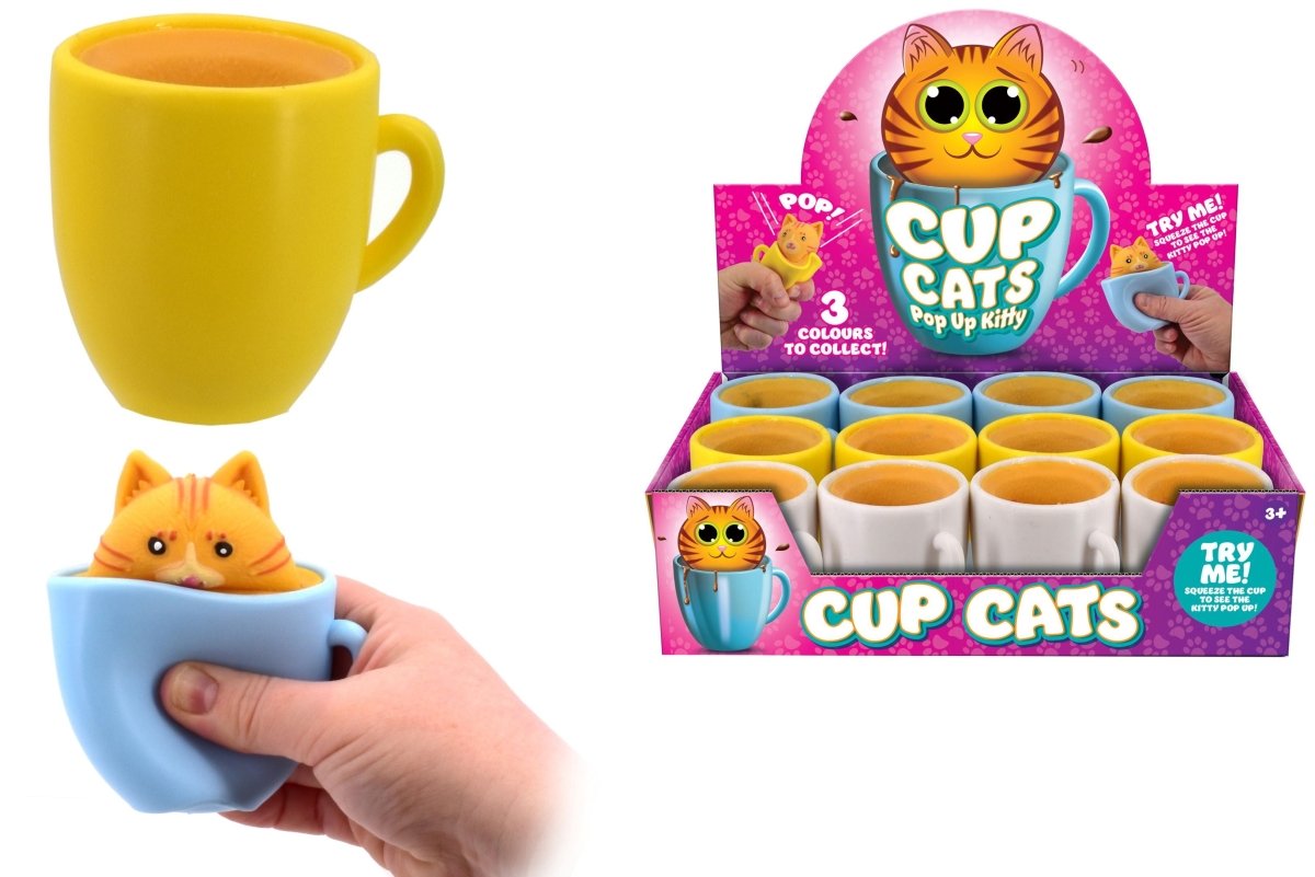 Cup Cats Pop Up Kitty Fidget Toy - Inspire Newquay