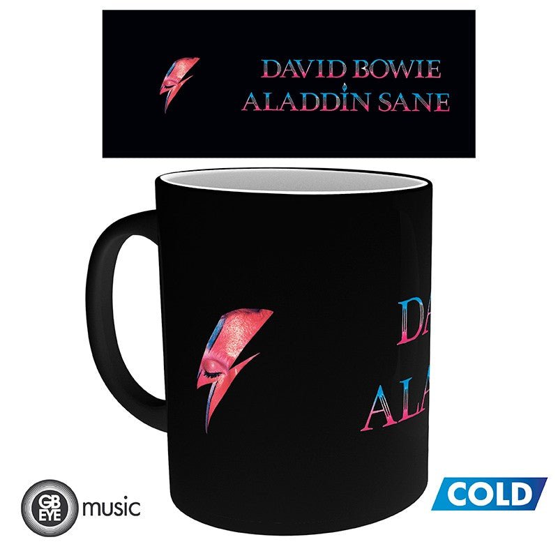 DAVID BOWIE - Mug Heat Change - 320 ml - Aladdin Sane - Inspire Newquay