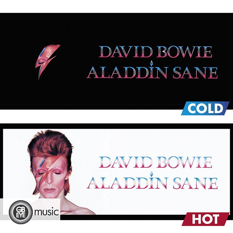 DAVID BOWIE - Mug Heat Change - 320 ml - Aladdin Sane - Inspire Newquay