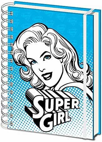 DC Comics Supergirl Blue A5 Spiral Bound