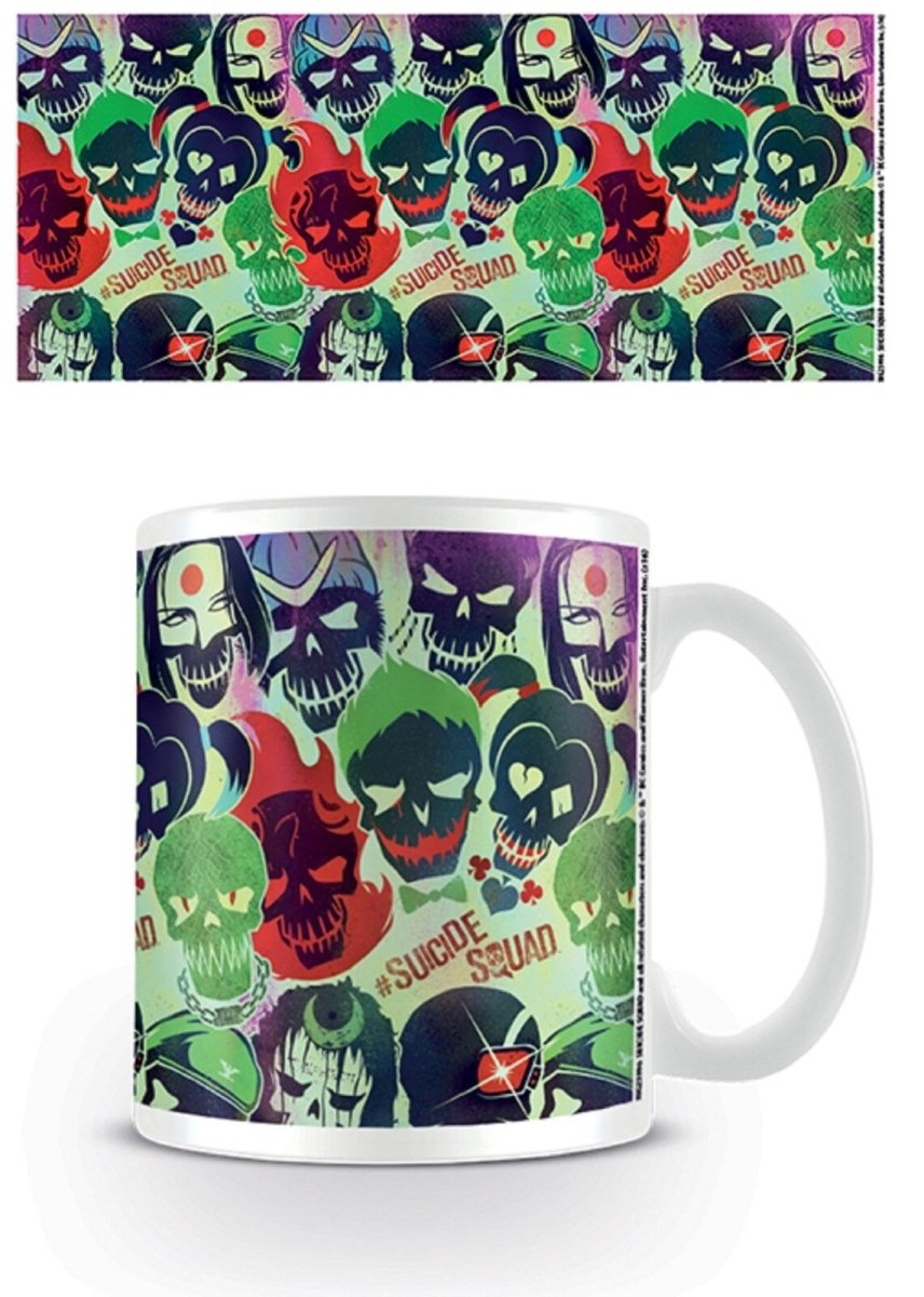 DC Suicide Squad Skulls Mug Harley - Inspire Newquay