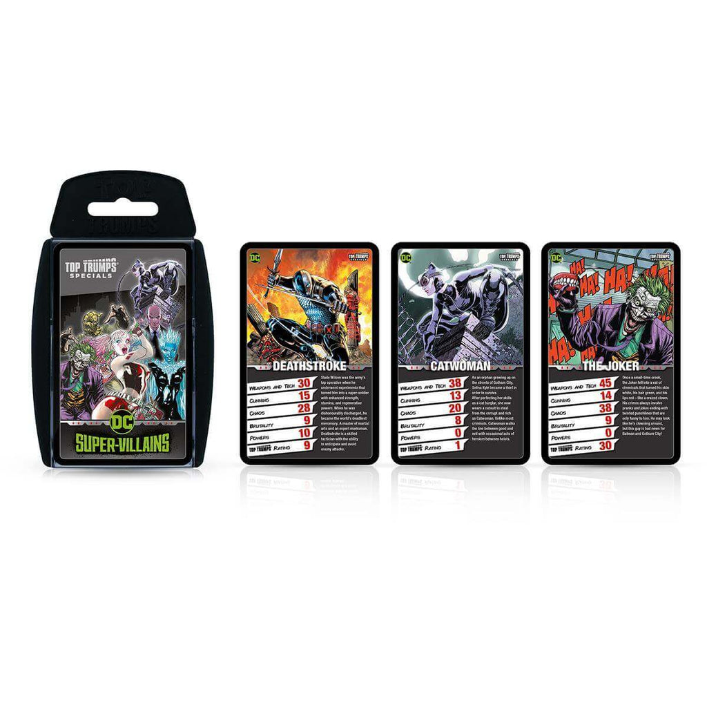 DC Super Villains Top Trumps Card Game - Inspire Newquay