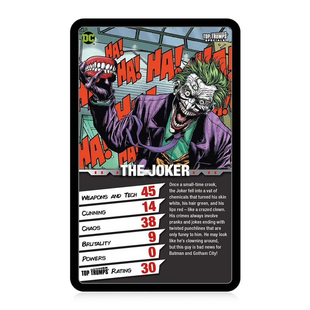 DC Super Villains Top Trumps Card Game - Inspire Newquay