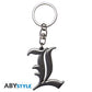 DEATH NOTE - Keychain 3D "L Symbol" - Inspire Newquay