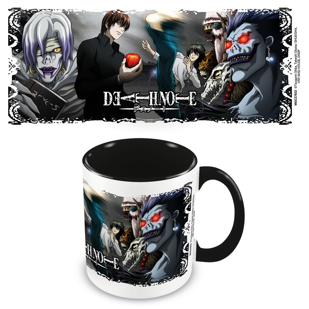 Death Note (Kira'S Wrath) Black Coloured Inner Mug - Inspire Newquay