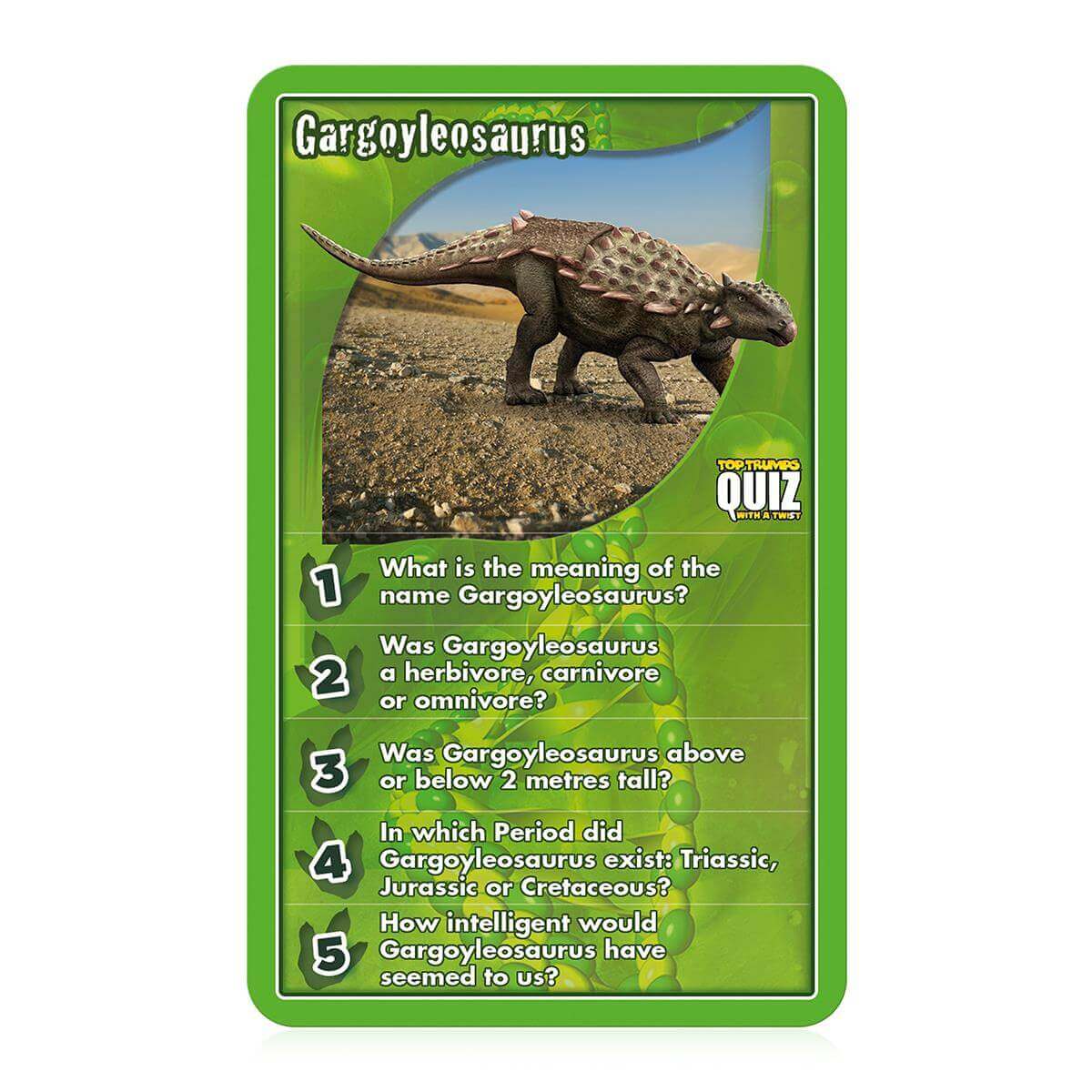 Dinosaurs Top Trumps Quiz Card Game - Inspire Newquay