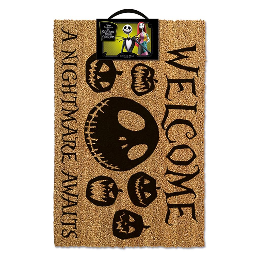 Disney Christmas (A Nightmare Awaits) Doormat, Multi Coloured, 40 x 60cm - Inspire Newquay