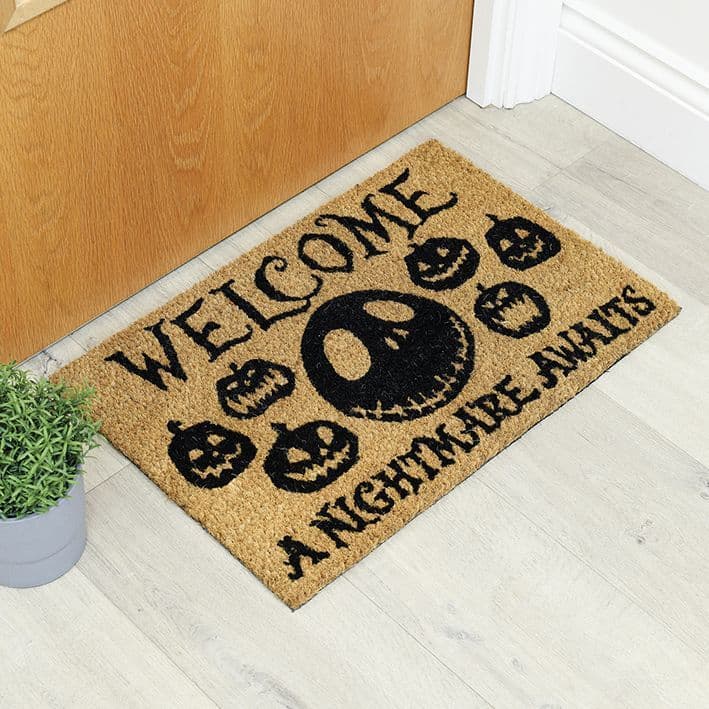Disney Christmas (A Nightmare Awaits) Doormat, Multi Coloured, 40 x 60cm - Inspire Newquay
