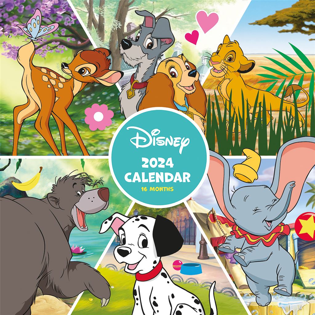 Disney Classics 2024 30 X 30cm Square Calendar - Inspire Newquay