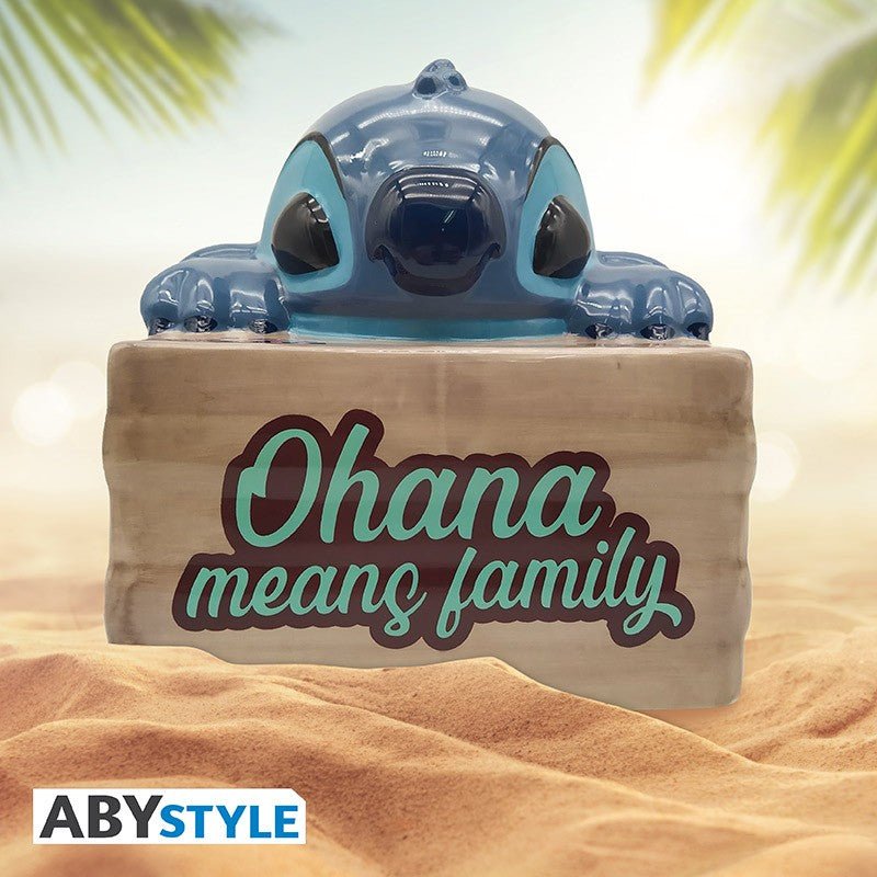 DISNEY - Cookie Jar - Lilo & Stitch "Ohana" - Inspire Newquay