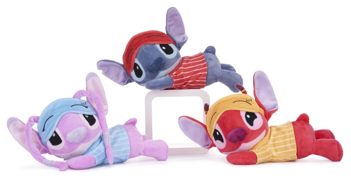 Disney Stitch 12 Inch Sleeping Plush (Various Designs) - Inspire Newquay