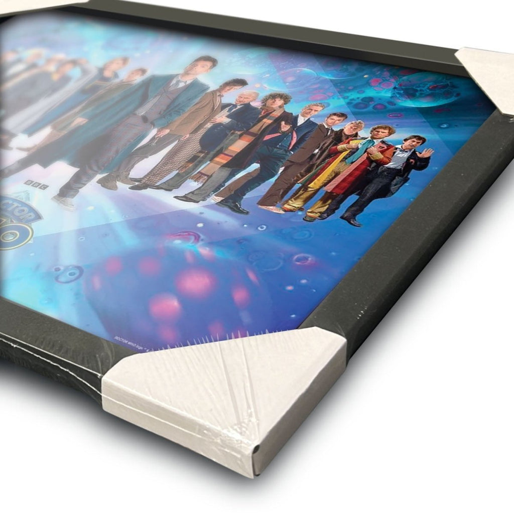 Doctor Who (60 Years of Doctors) Collector Print (Framed) - Inspire Newquay