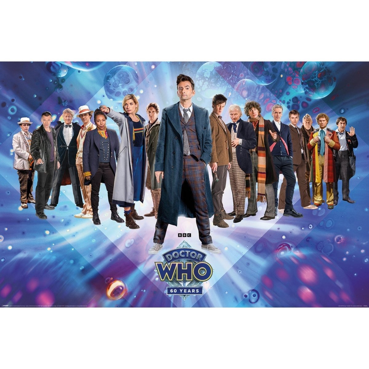 Doctor Who (60th Anniversary) 61x91.5 cm Maxi Poster - Inspire Newquay