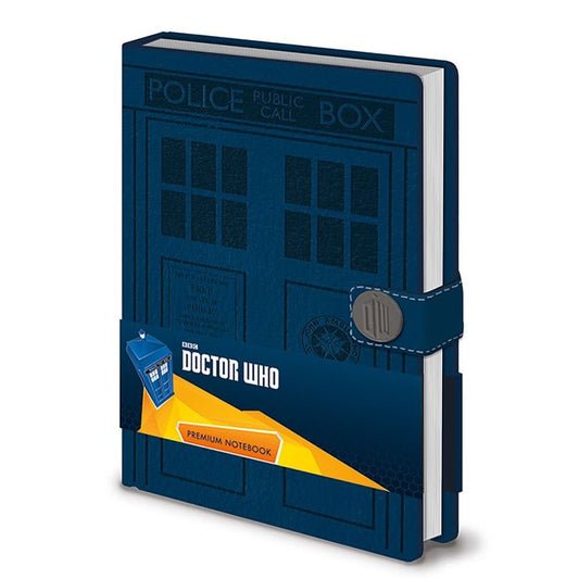 Doctor Who (Tardis) A5 Premium Notebook - Inspire Newquay