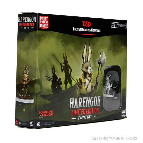 Dungeons & Dragons Nolzur's Marvelous Unpainted Miniatures: Paint Kit - Harengon - Inspire Newquay