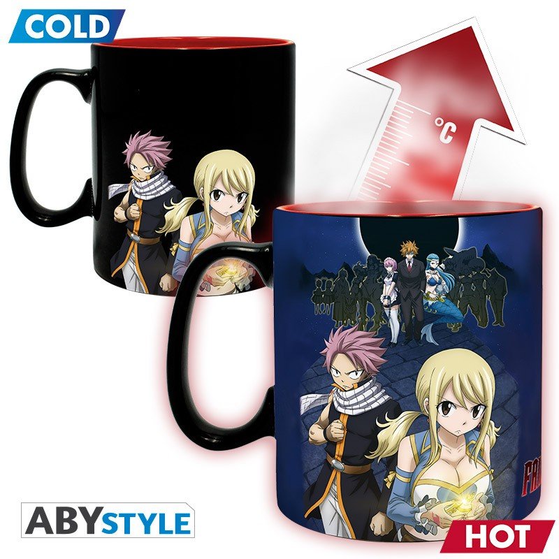 FAIRY TAIL - Mug Heat Change - 460 ml - Natsu & Lucy - Inspire Newquay