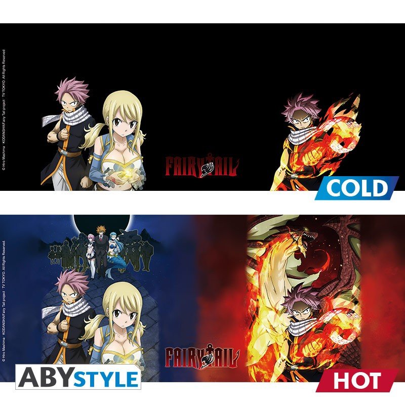 FAIRY TAIL - Mug Heat Change - 460 ml - Natsu & Lucy - Inspire Newquay