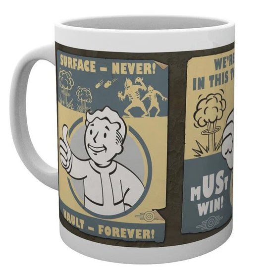 FALLOUT 4 - Mug - 300 ml - Vault Poster - Inspire Newquay