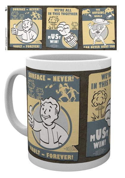 FALLOUT 4 - Mug - 300 ml - Vault Poster - Inspire Newquay