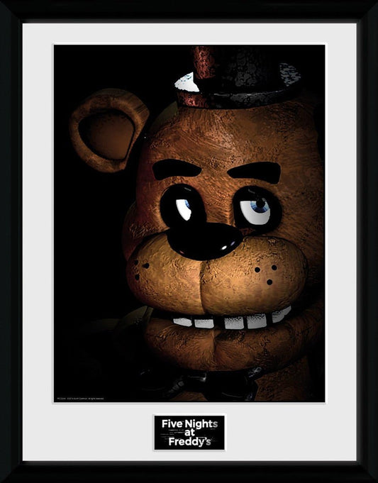 Five Nights At Freddys Fazbear Framed Print