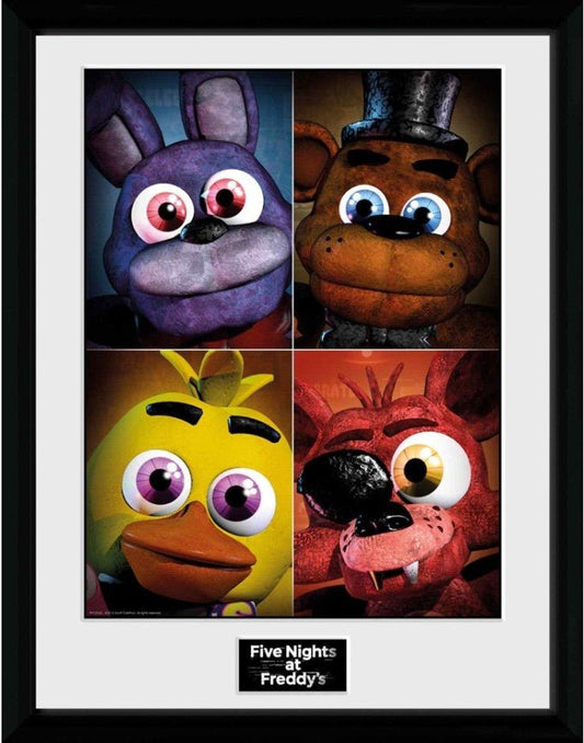 Five Nights At Freddy's Quad 30 X 40cm Framed Collector Print