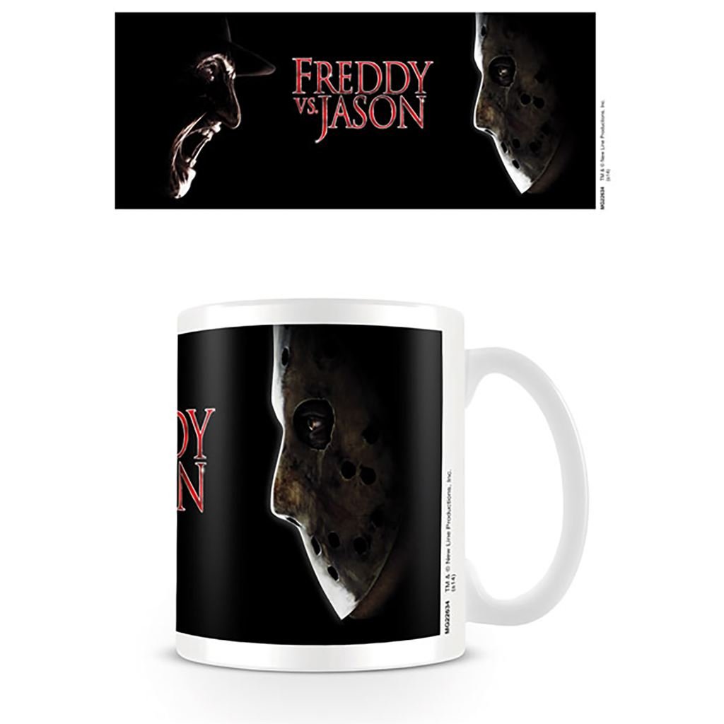 Freddy Vs Jason (Face Off) Mug - Inspire Newquay