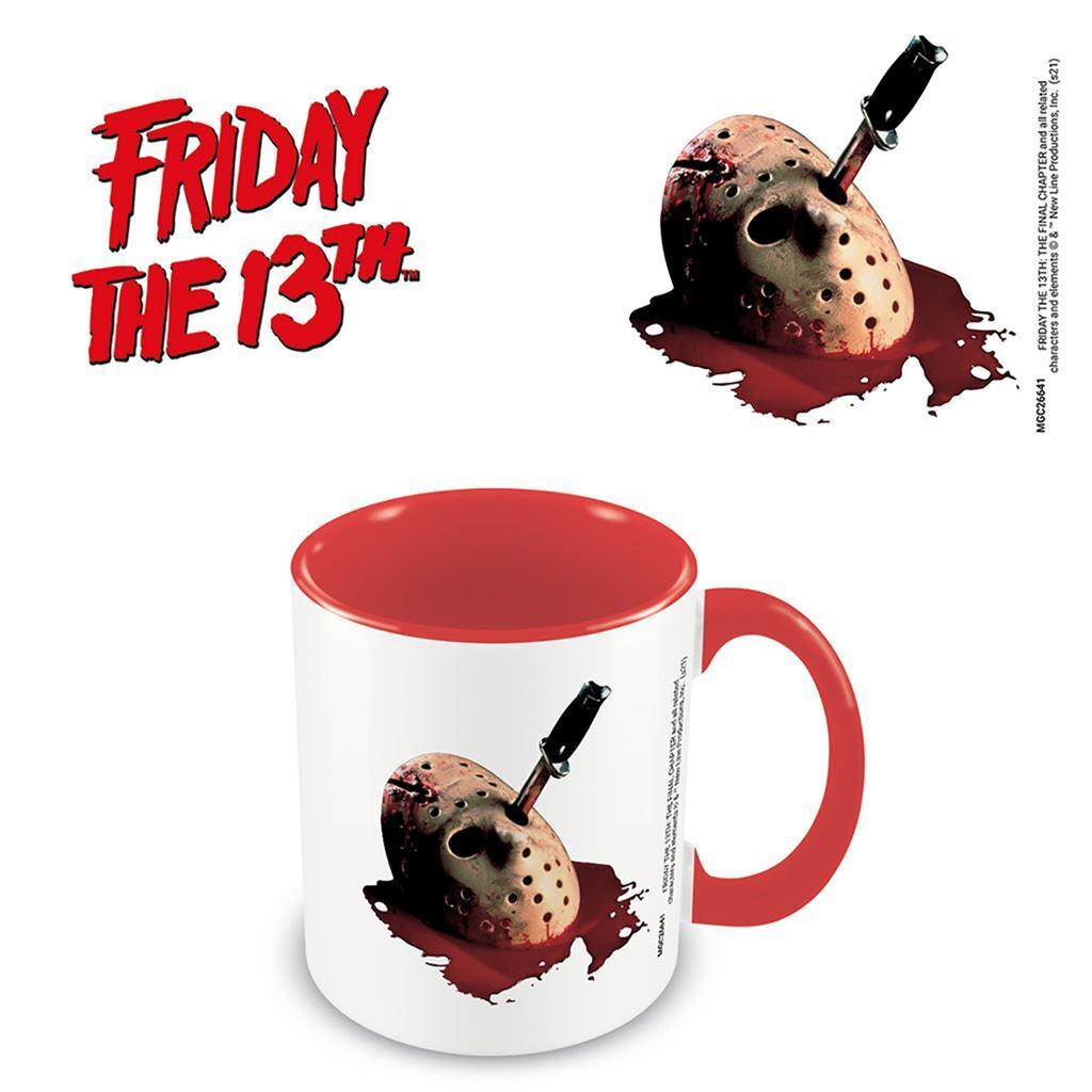 Friday The 13Th (Stabbed) Red Inner C Mug - Inspire Newquay