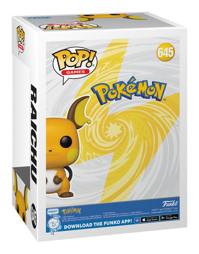 Funko Pop! Games - Pokemon - Raichu - Inspire Newquay