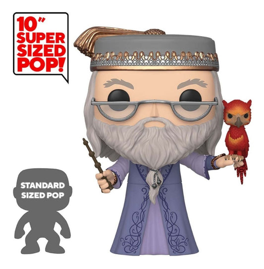 Funko Pop! Harry Potter - 10" Dumbledore with Fawkes - Inspire Newquay
