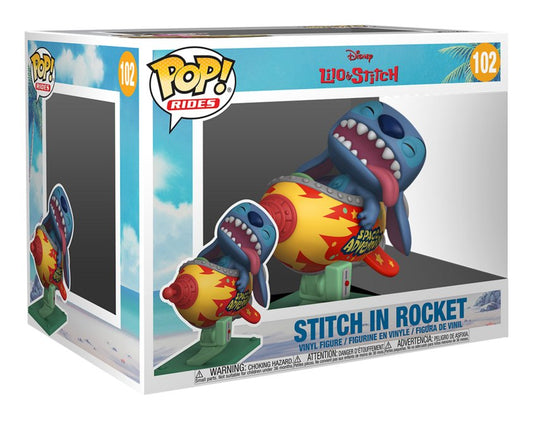 Funko Pop! Rides - Disney - Stitch in Rocket - Inspire Newquay