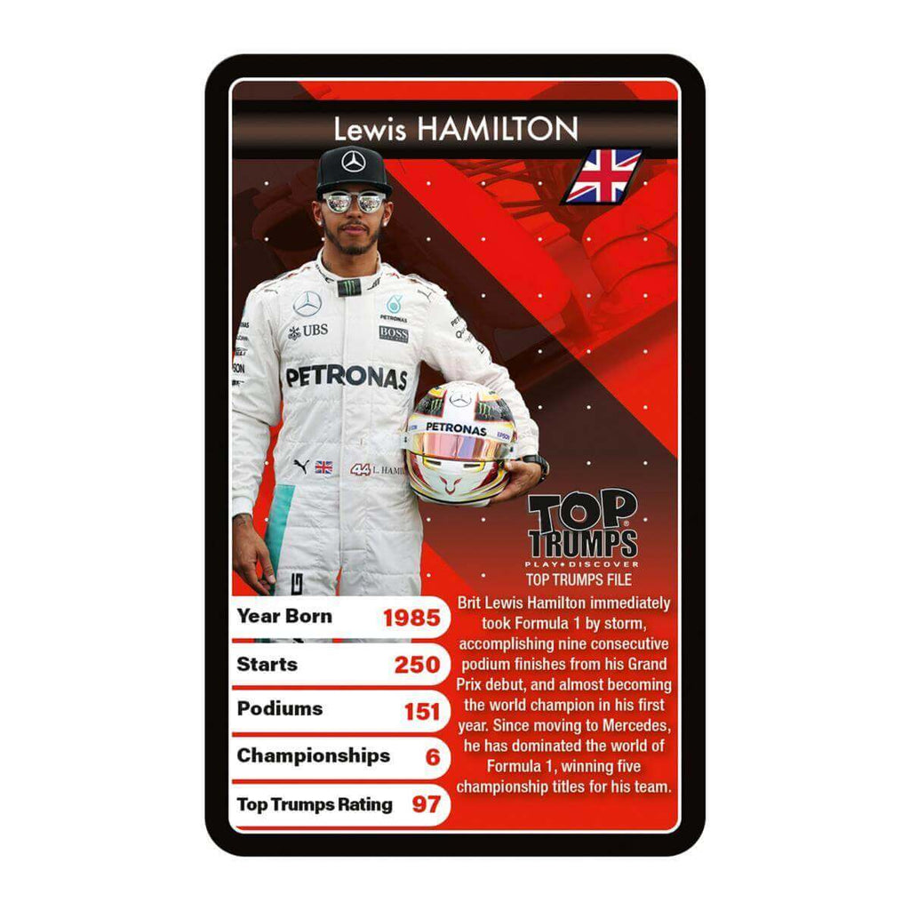 Grand Prix Heroes Top Trumps Card Game - Inspire Newquay