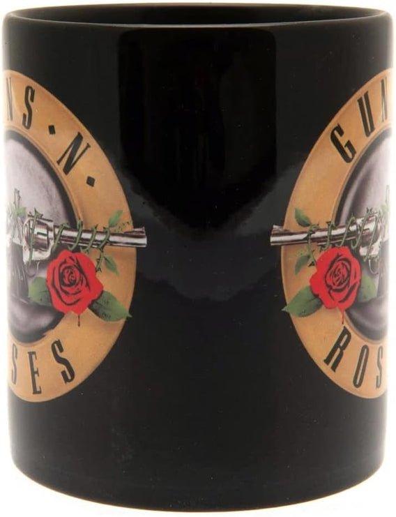 Guns N' Roses (Bullet Logo) Black Coffee Mug, Ceramic, 11 oz - Inspire Newquay