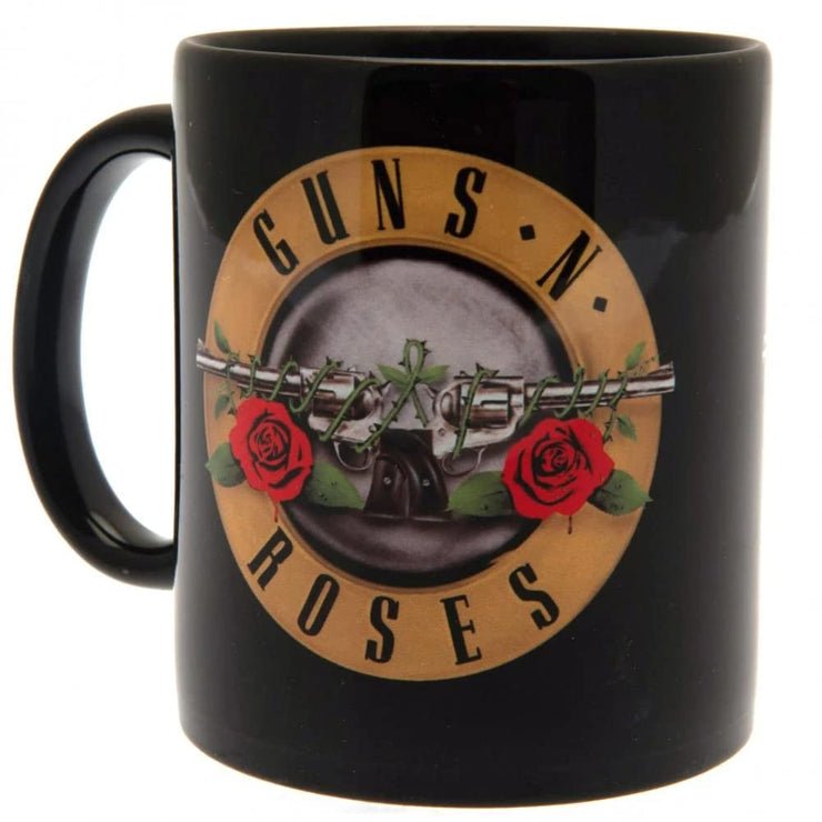 Guns N' Roses (Bullet Logo) Black Coffee Mug, Ceramic, 11 oz - Inspire Newquay