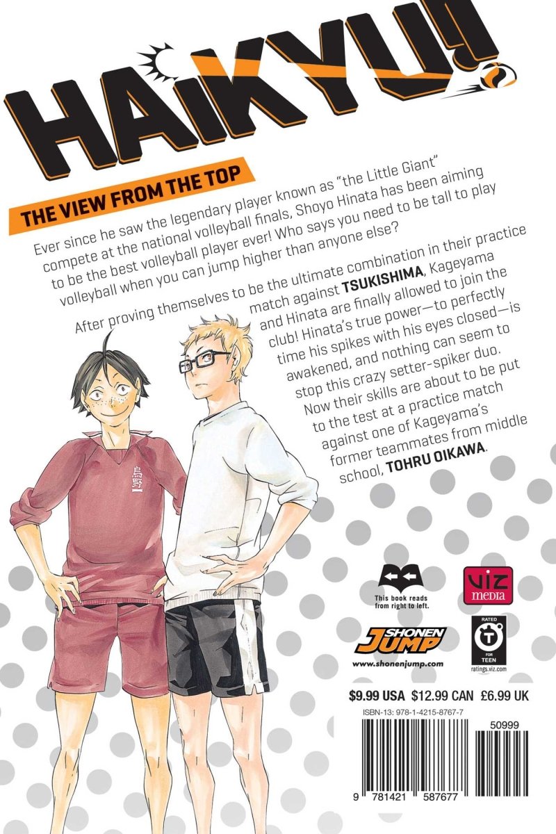 Haikyu!! Manga Volume 2 - Inspire Newquay