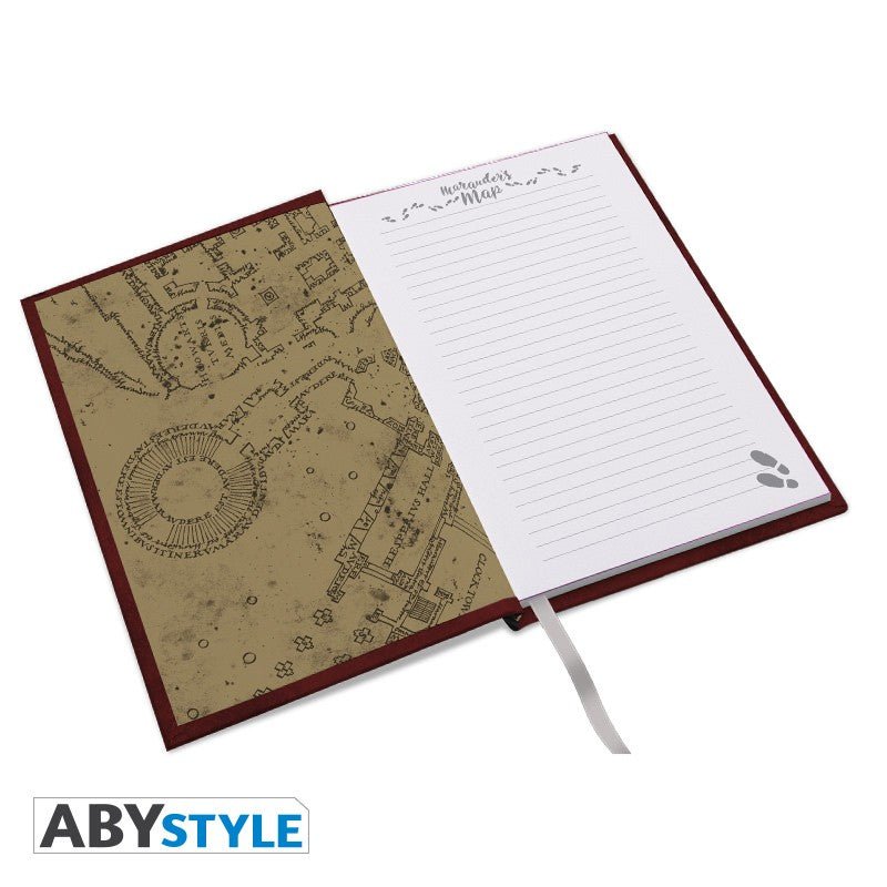 HARRY POTTER - A5 Notebook Marauder's map - Inspire Newquay