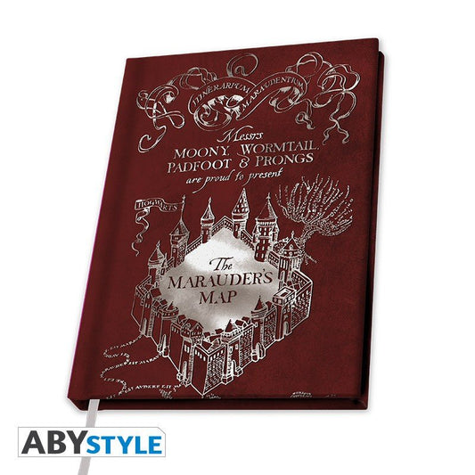 HARRY POTTER - A5 Notebook Marauder's map - Inspire Newquay