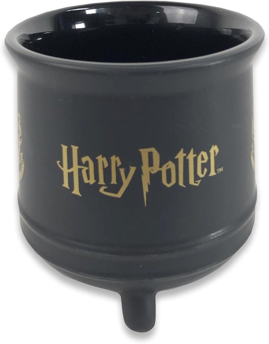 Harry Potter (Colourful Crest Hogwarts) Ceramic Cauldron Mug - Inspire Newquay