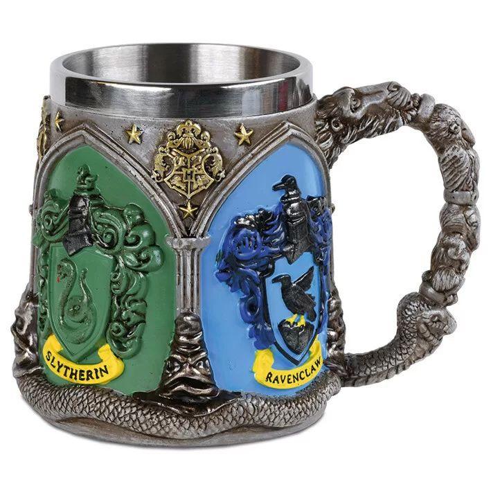 Harry Potter (Colourful Crest Houses) Polyresin Tankard - Inspire Newquay