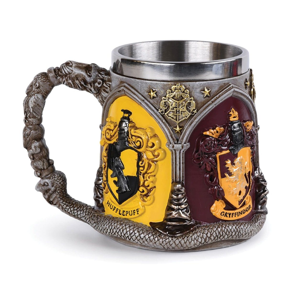 Harry Potter (Colourful Crest Houses) Polyresin Tankard - Inspire Newquay