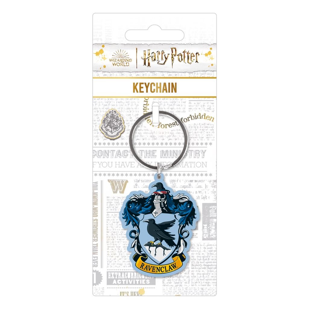 Harry Potter (Colourful Crest Ravenclaw) Metal Keychain - Inspire Newquay