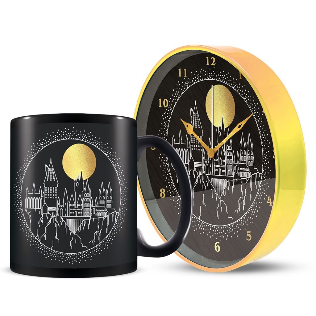 Harry Potter (Golden Moon) Morning Set (Mug & Desk Clock) - Inspire Newquay